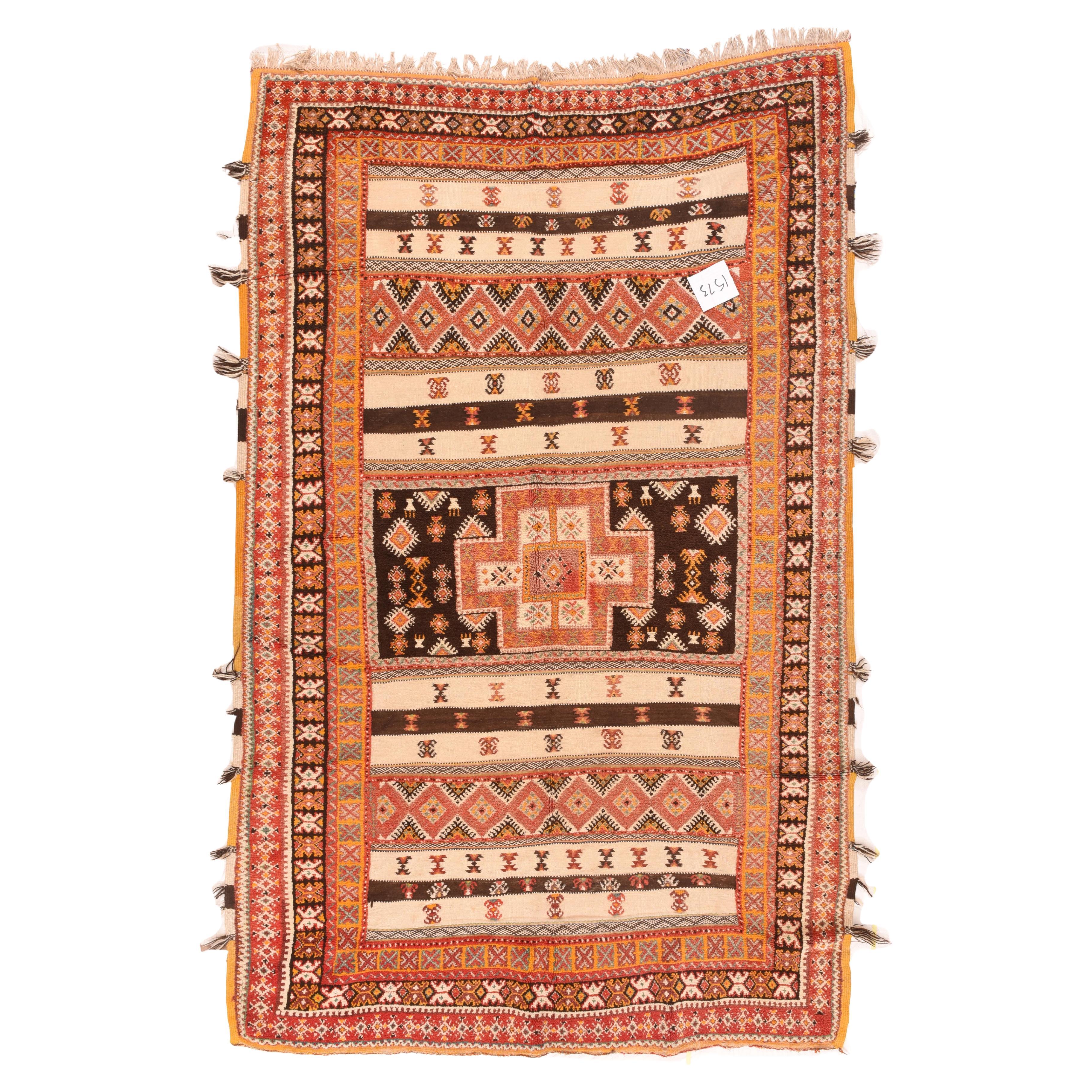 Vintage Morrocan Rug 5'3'' x 8'3''