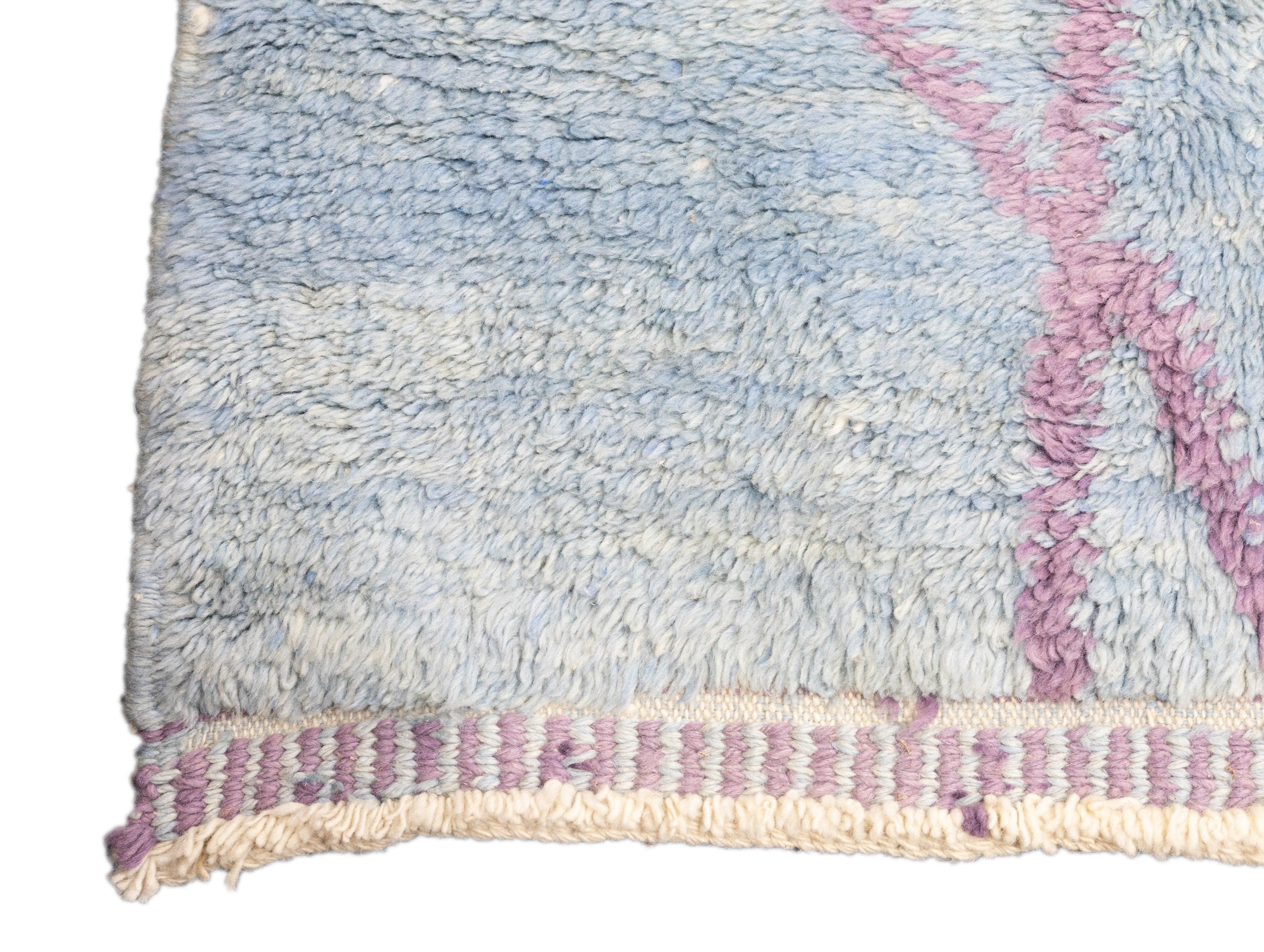 Vintage Morrocan Rug 8'4'' x 8'4'' For Sale 2
