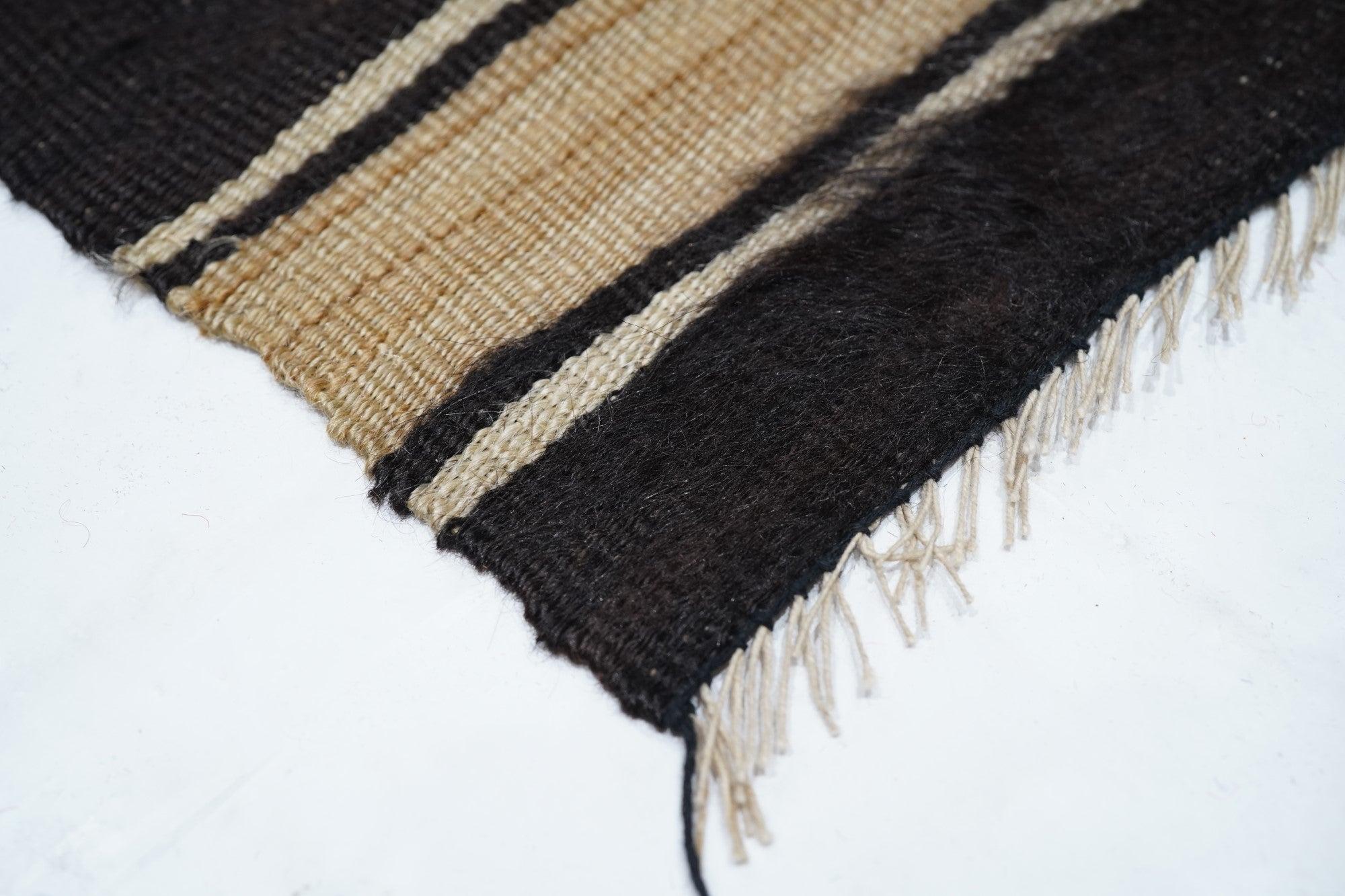 Moroccan Vintage Morroco Kilim Rug 4'5'' x 5'4'' For Sale