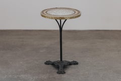 Vintage Mosaic Bistro Table From France, Circa 1960