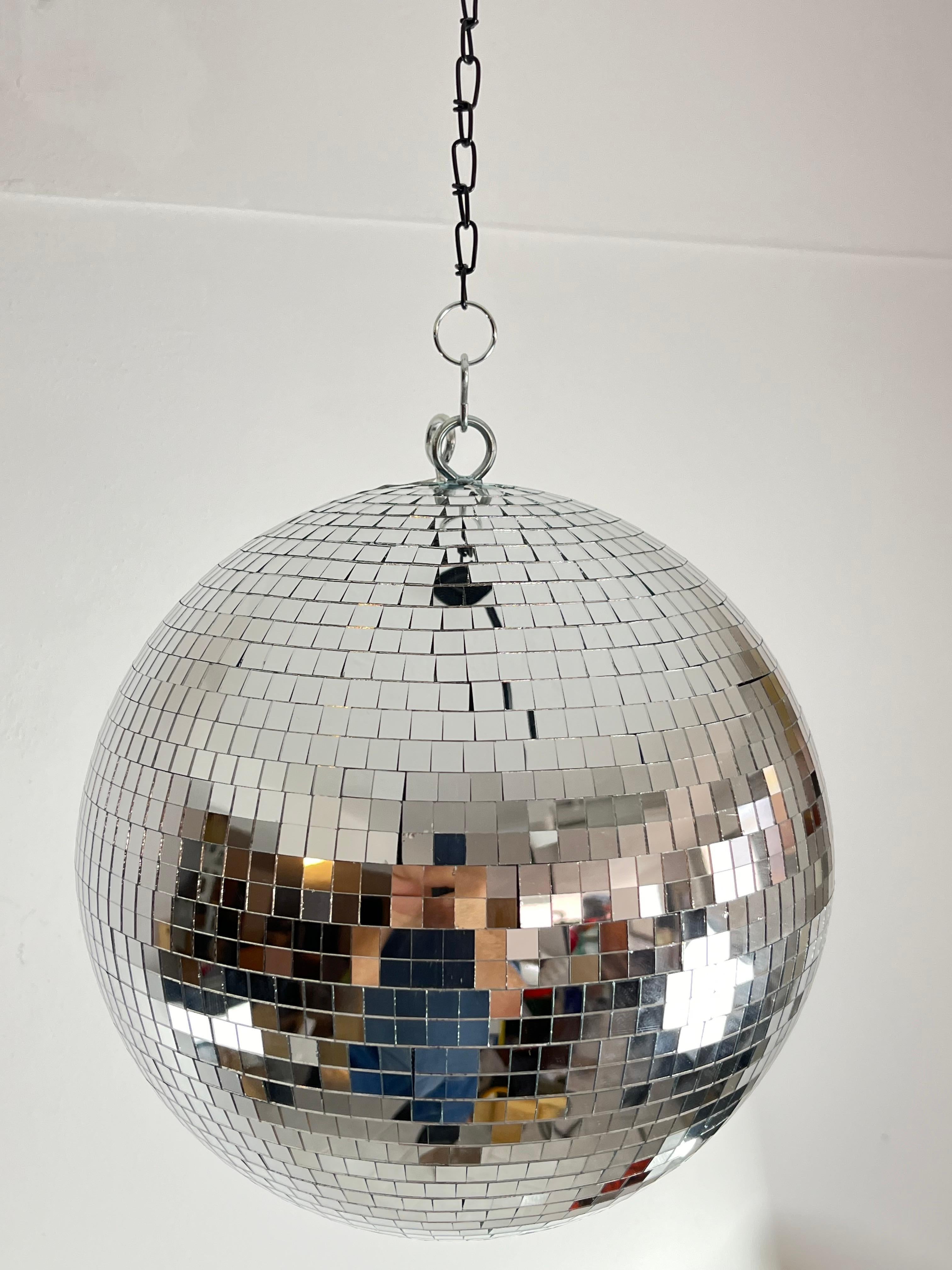 Disco-Kugel aus Mosaikglas mit Rotor, 1980er Jahre, Vintage (Ende des 20. Jahrhunderts) im Angebot