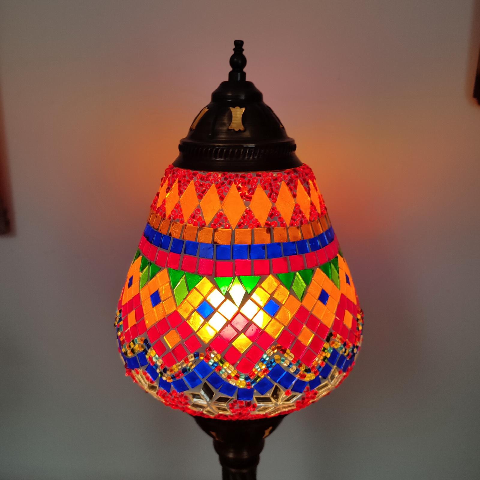 vintage mosaic lamp