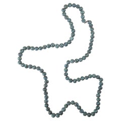 Vintage Mosaic Turquoise Beaded Necklace Vintage Mosaic Turquoise Beaded Necklace