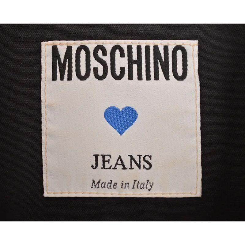 Women's Vintage Moschino 1990's Black Bandana Print Cropped Short Sleeve Jacket For Sale