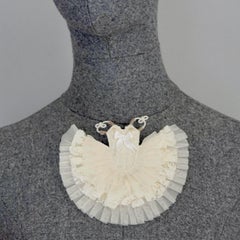 Vintage MOSCHINO Ballerina Tutu Dress Whimsical Brooch