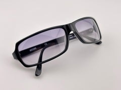 Vintage Moschino Black Sleek M3683 Frame Sunglasses 1990'S Made in Italy