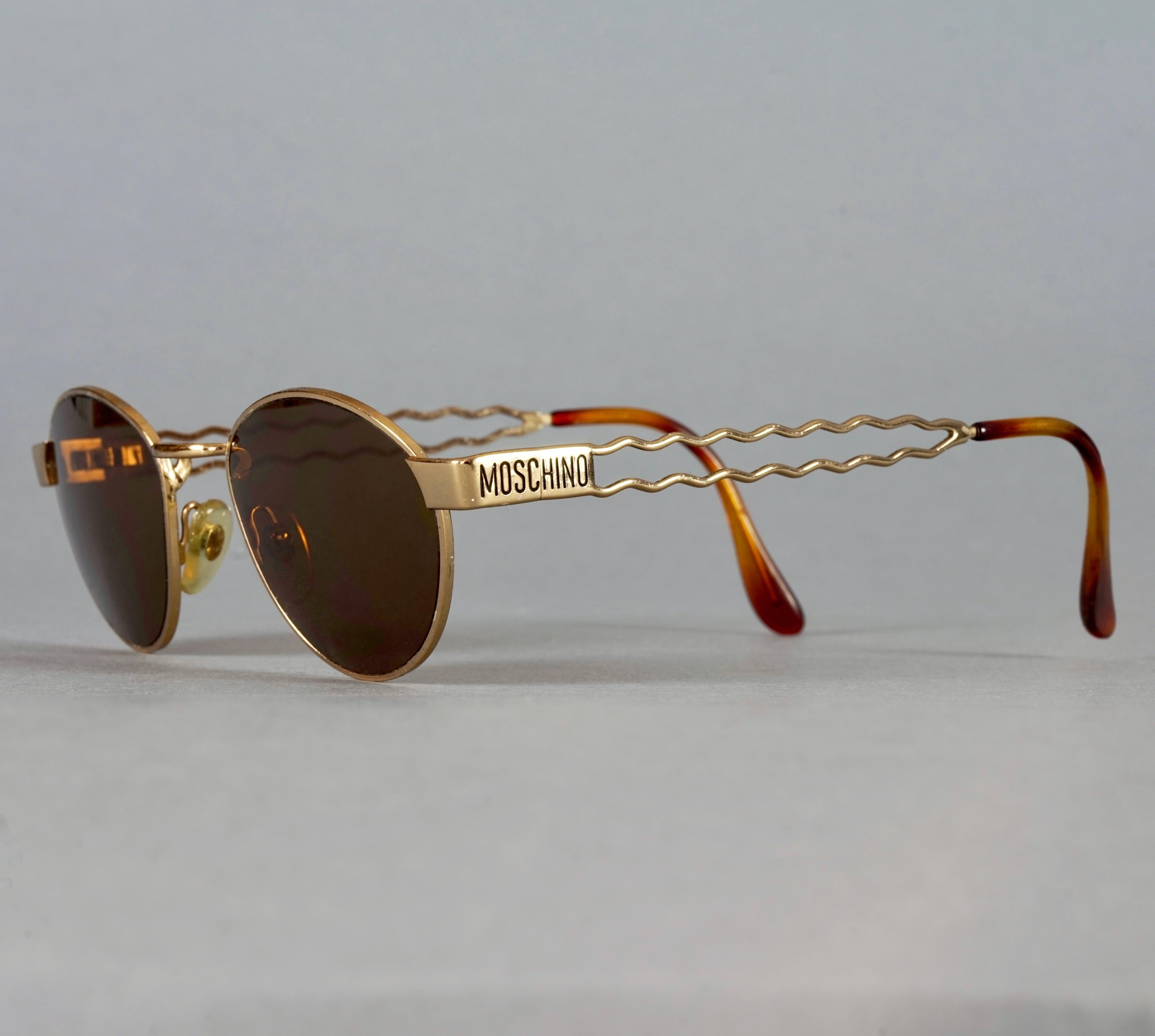 Vintage MOSCHINO Bobby Hair Pin Novelty Sunglasses For Sale 1