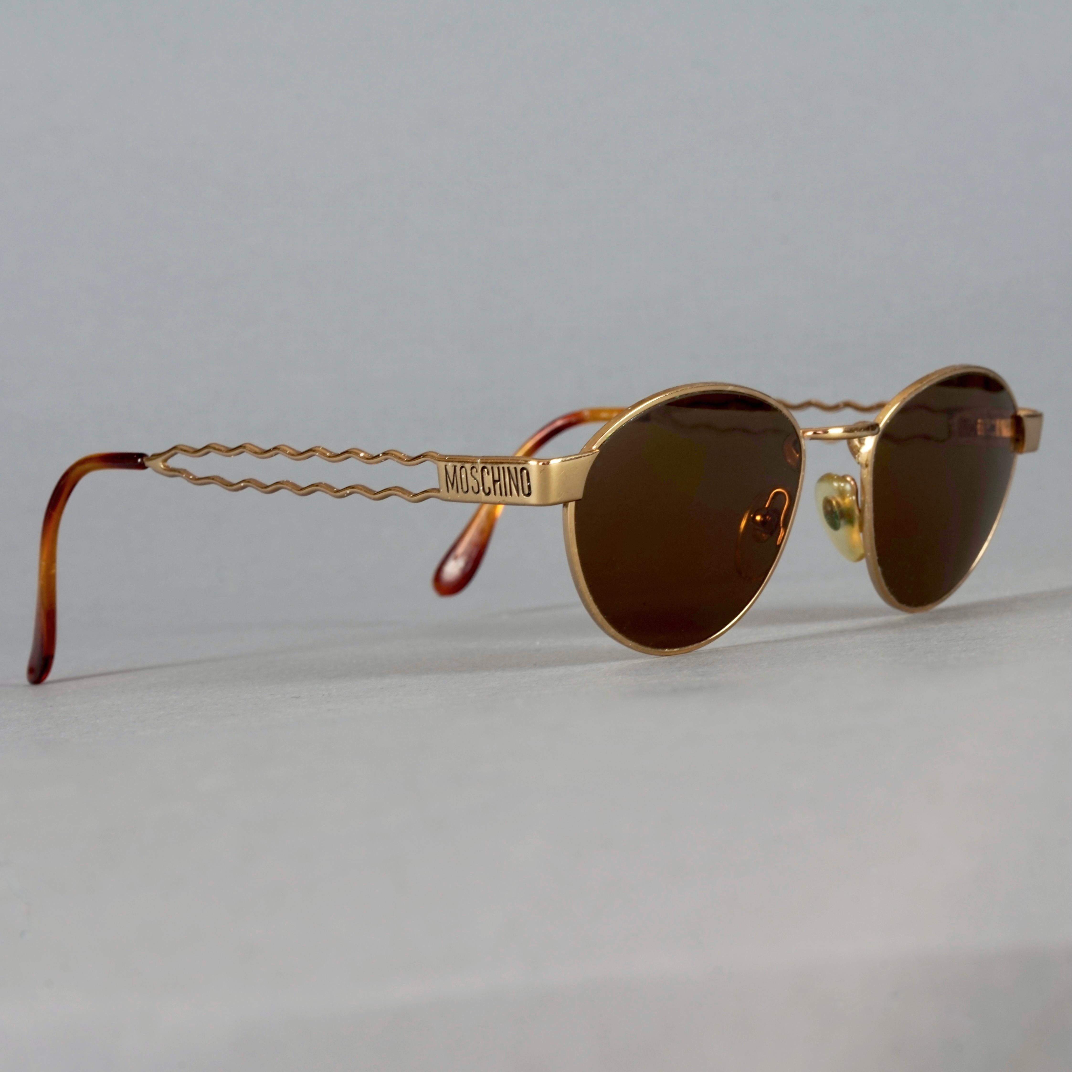Vintage MOSCHINO Bobby Hair Pin Novelty Sunglasses For Sale 2