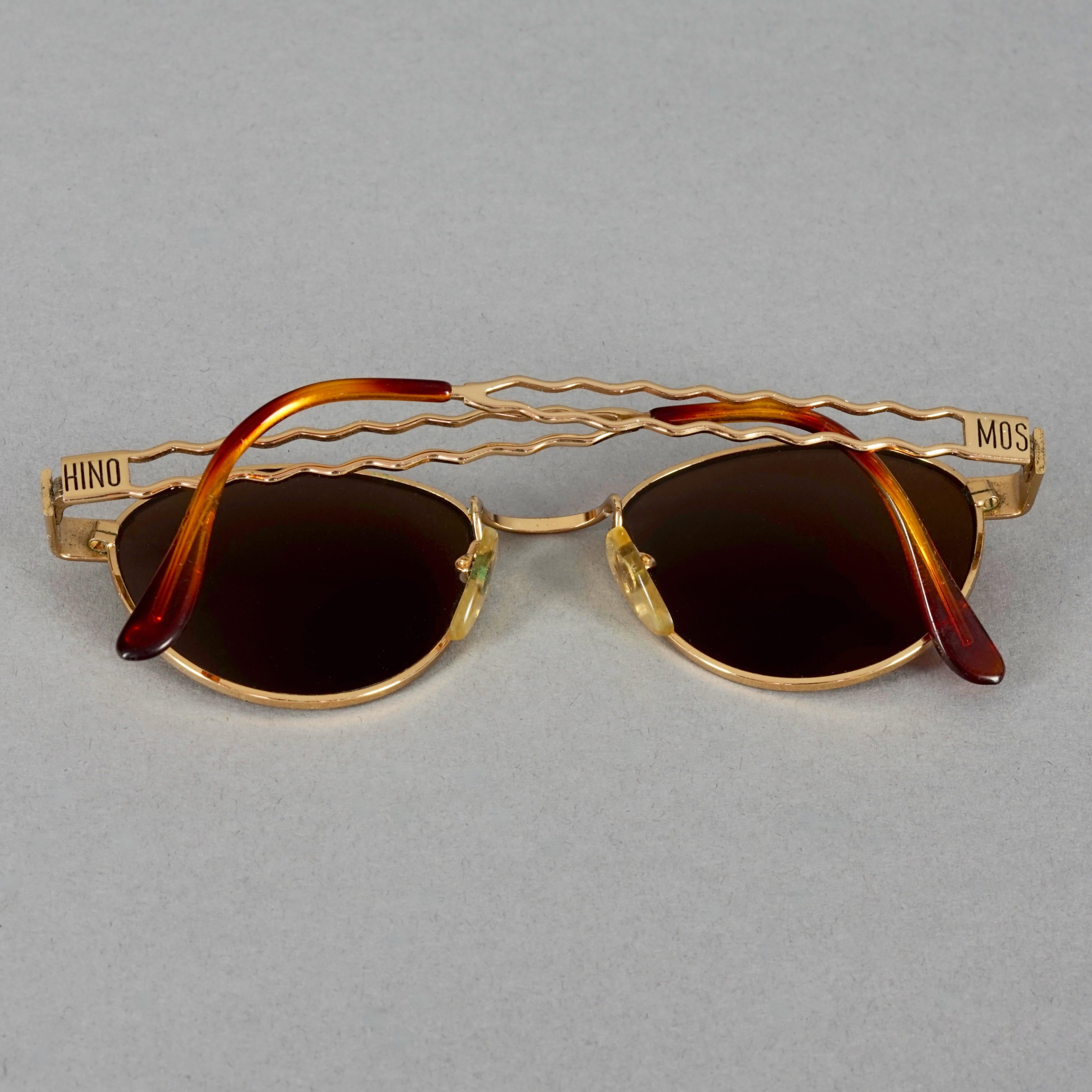 Vintage MOSCHINO Bobby Hair Pin Novelty Sunglasses For Sale 4