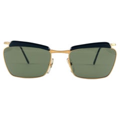 Used Moschino By Persol M260 Gold Frame Sunglasses 90'S Made in Italy