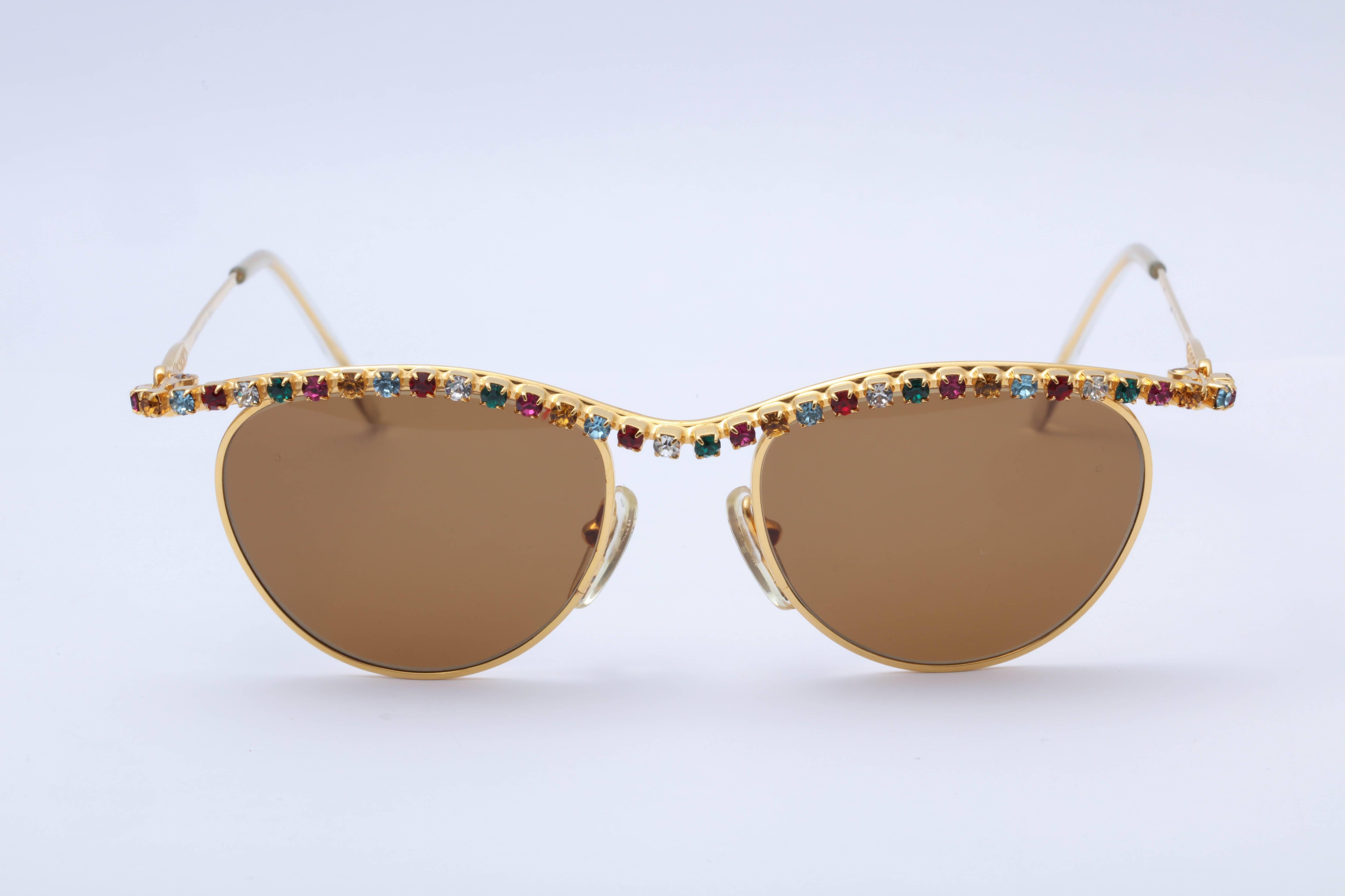 Vintage Moschino By Persol MM843 Sunglasses In Excellent Condition For Sale In Chicago, IL