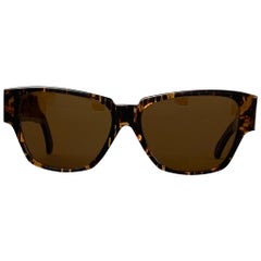 Vintage MOSCHINO by PERSOL Tortoiseshell Acetate Brown Sunglasses