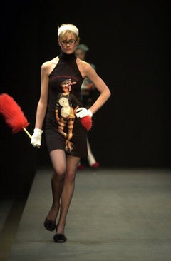 Vintage MOSCHINO CHEAP and CHIC "Are You Feeling Dirty" Dress