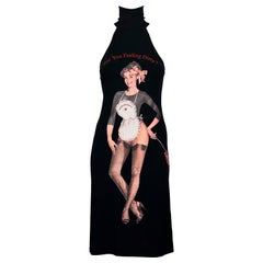 Vintage MOSCHINO CHEAP and CHIC "Are You Feeling Dirty" Dress