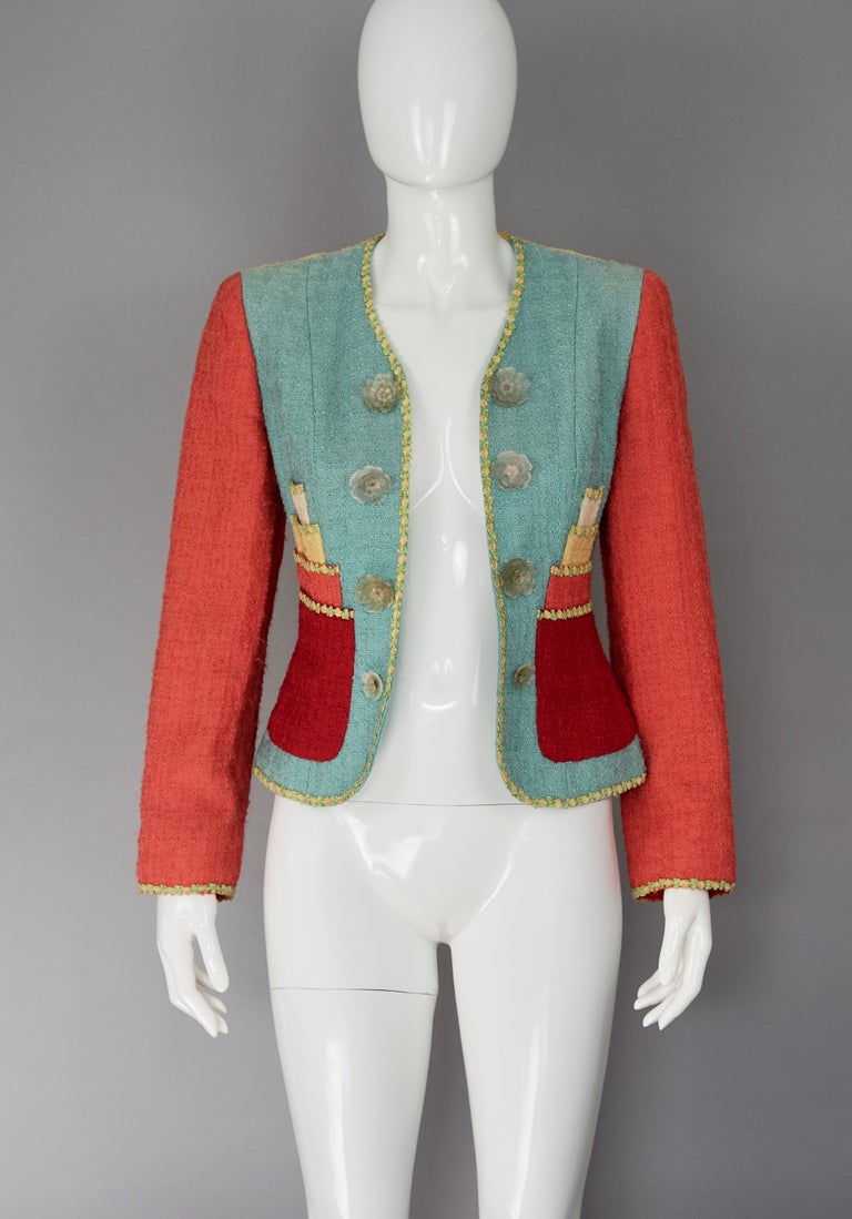 Vintage Moschino Cheap & Chic Embellished Wool Set