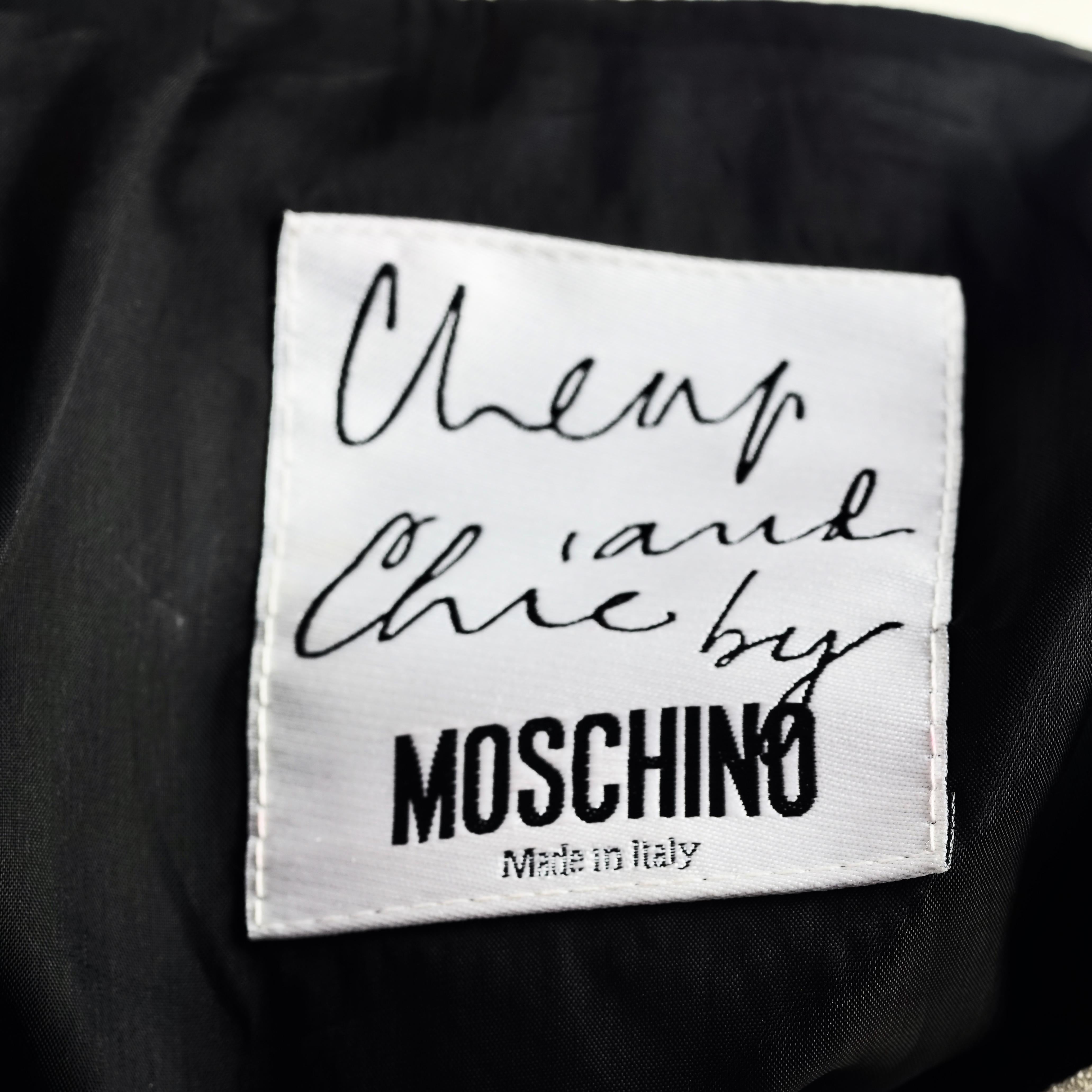 Giacca blazer vintage Moschino Cheap and Chic in vendita 2