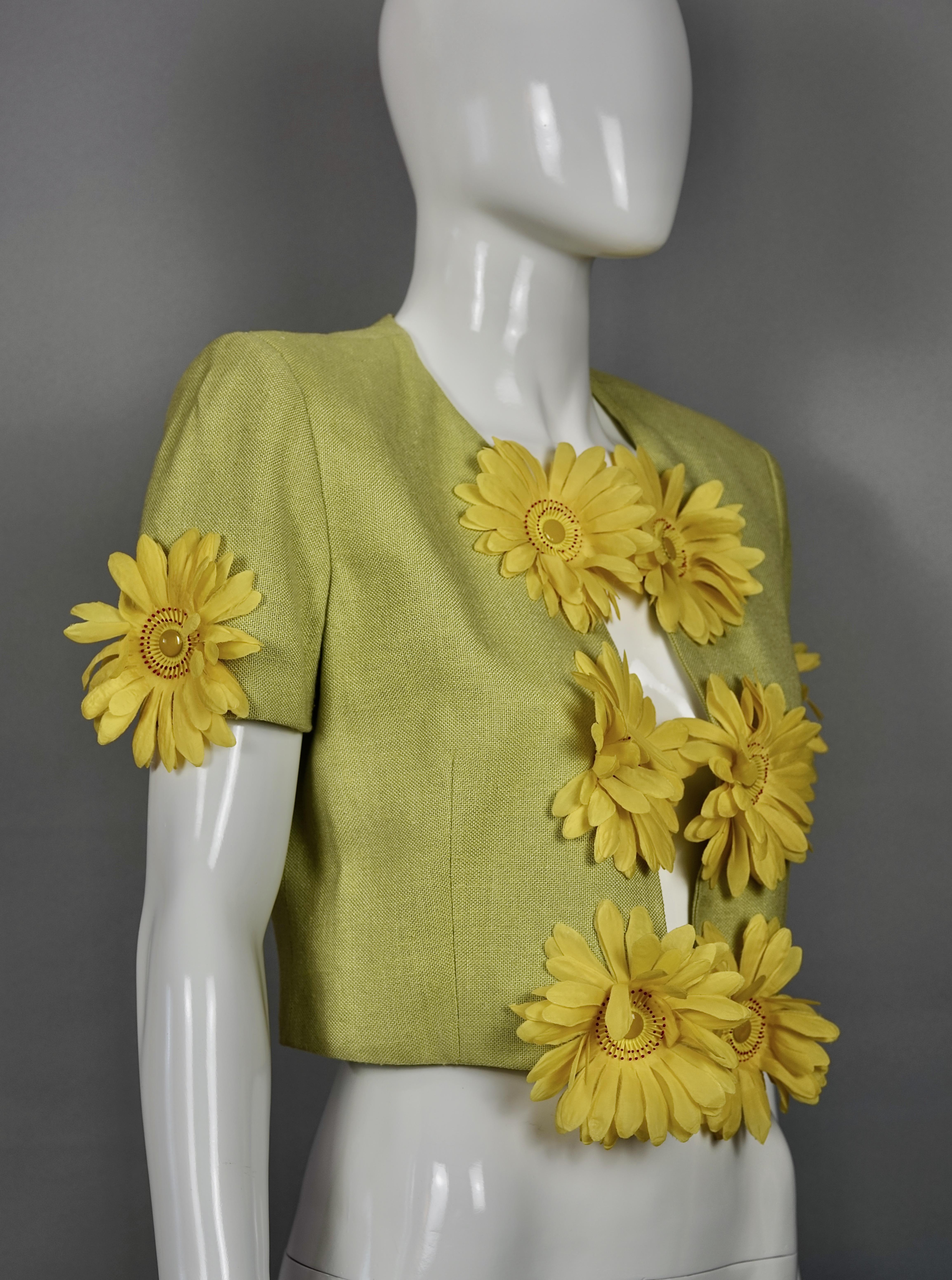 moschino flower jacket