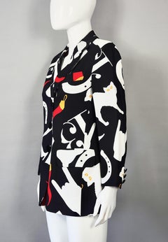 Vintage MOSCHINO CHEAP and CHIC Lucky 13 Horseshoe Chili Jacket