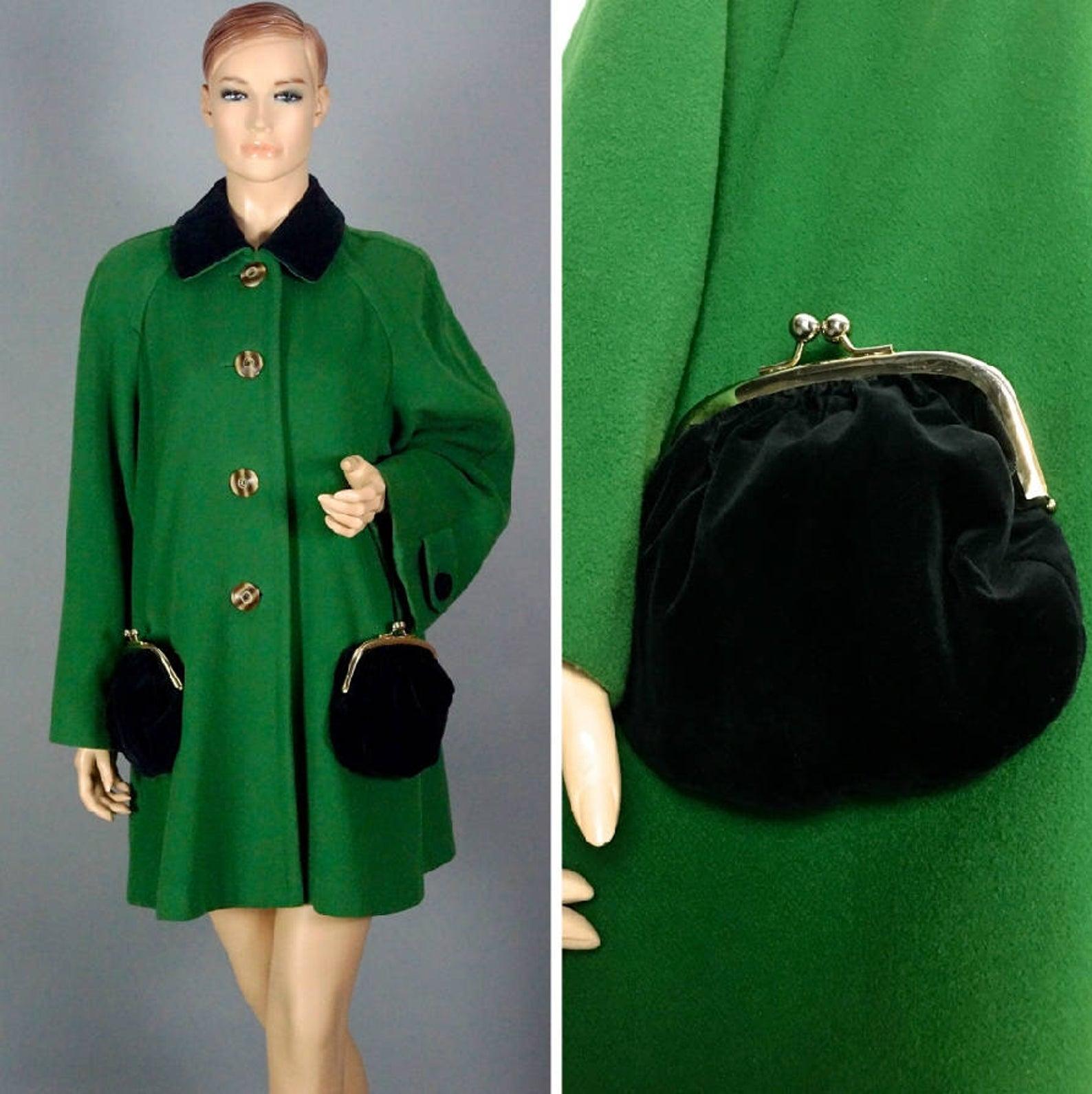 Vintage MOSCHINO Cheap and Chic Purse Kiss Lock Pocket Swing Coat

Measurements taken laid flat, please double bust and waist:
Length: 34.25 inches (86.99 cm)
Purse Pockets: 6.5 inches X 8 inches (16.51 cm X 20.32 cm)

Features:
- 100% Authentic