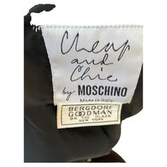 VINTAGE Moschino Cheap & Chic for Bergdorf Goodman Cropped Military Jacket