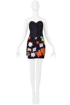 Vintage Moschino Couture 1993/94 Bustier & Skirt Ensemble