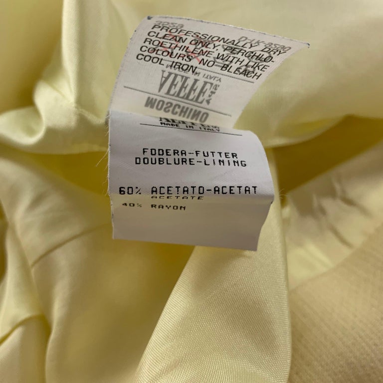 Robe Courte Cournay Taille 8 Jaune - Coupe évasée En Polyester Stretch