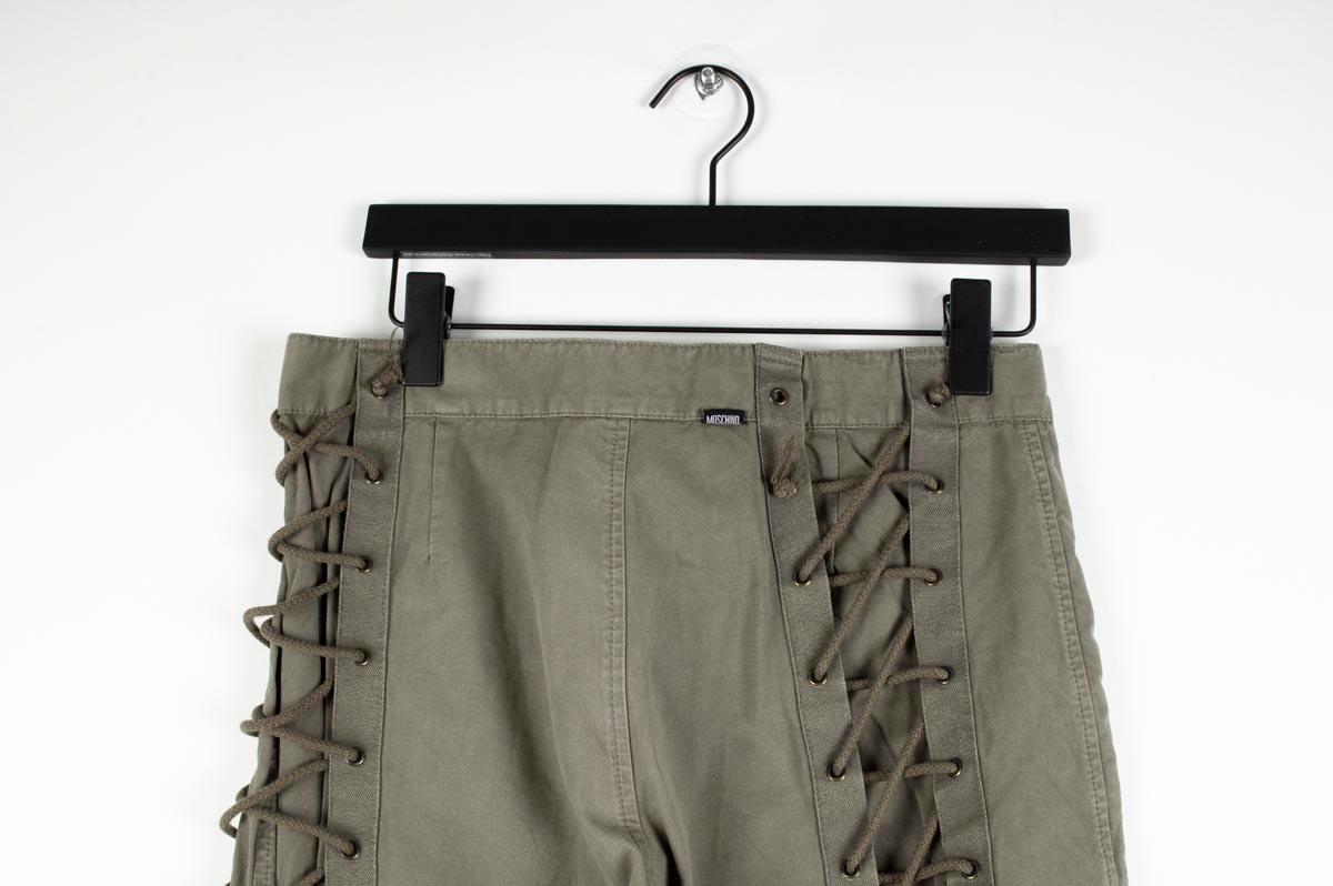 Men's Vintage Moschino Drawstrings Details Men Laced Pants Size 48IT/32US For Sale