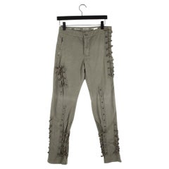 Vintage Moschino Drawstrings Details Men Laced Pants Size 48IT/32US