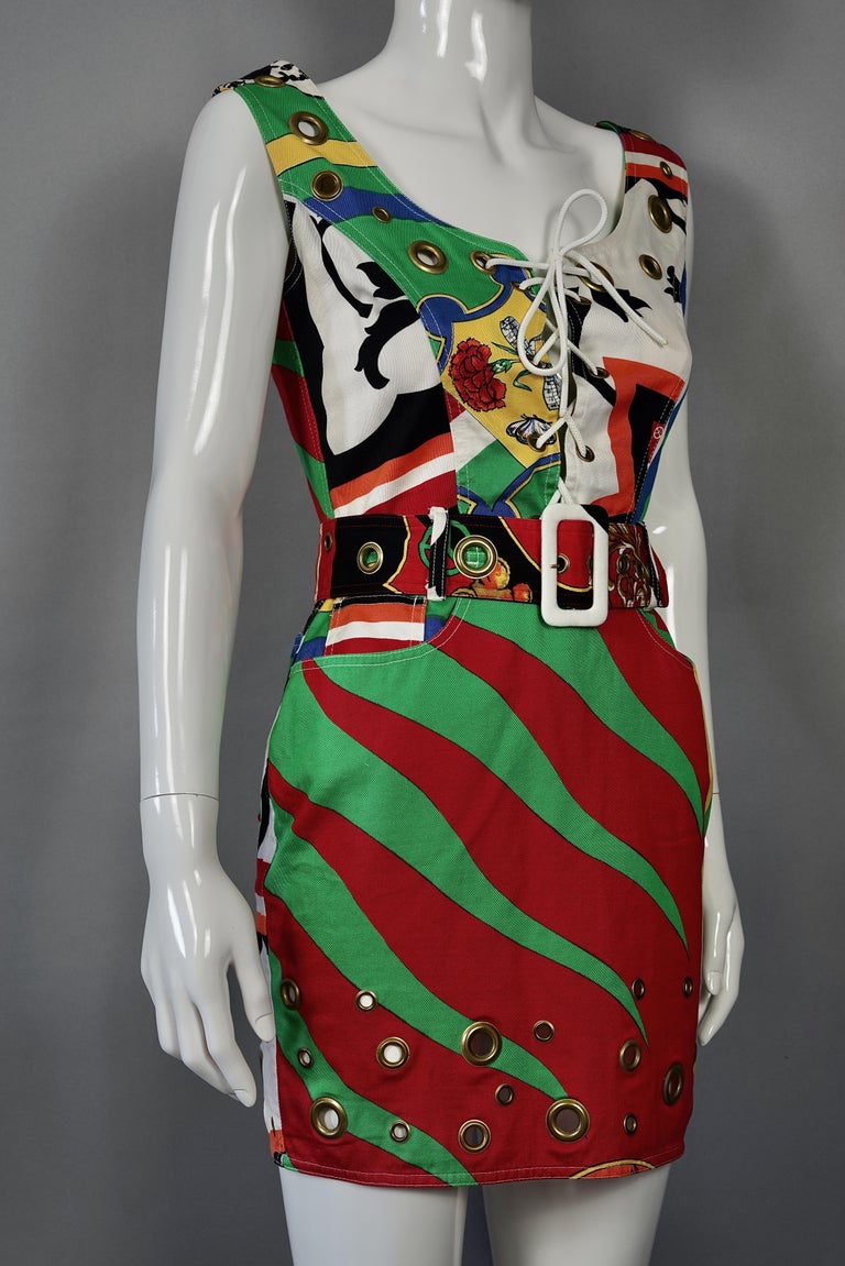Vintage Moschino Spaghetti Strap Dress
