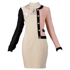 Used Moschino Half Chanel Pattern Maker's Dress 1992
