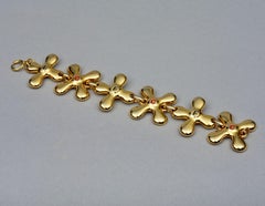 Bracelet vintage Moschino à maillons « Hot and Cold »