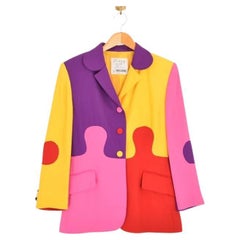 Moschino 'Jigsaw Puzzle' Blazer mit buntem Blazer