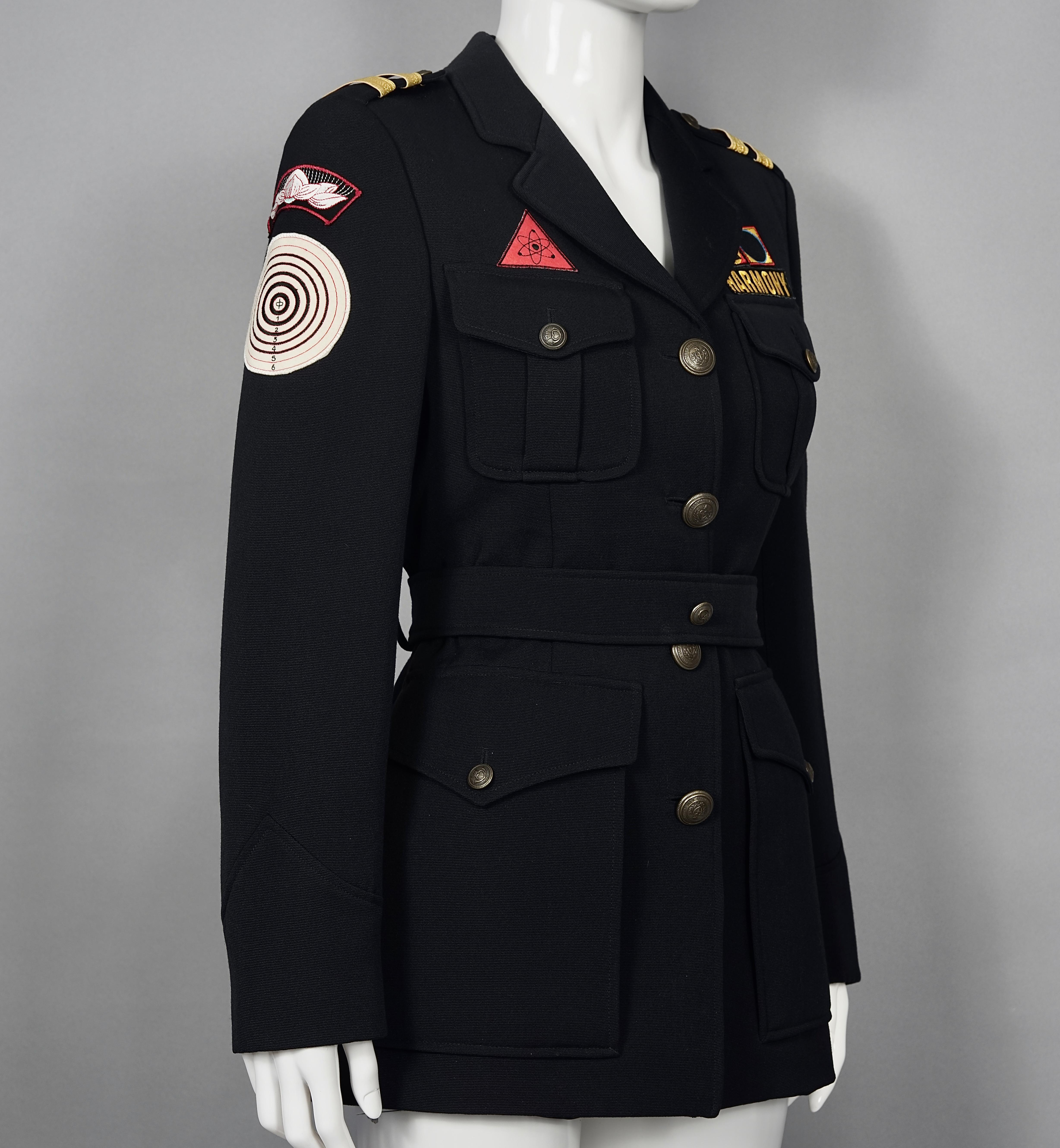 moschino military jacket