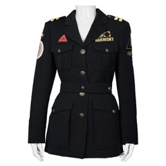 Vintage MOSCHINO Military Harmony Neuheit Jacke