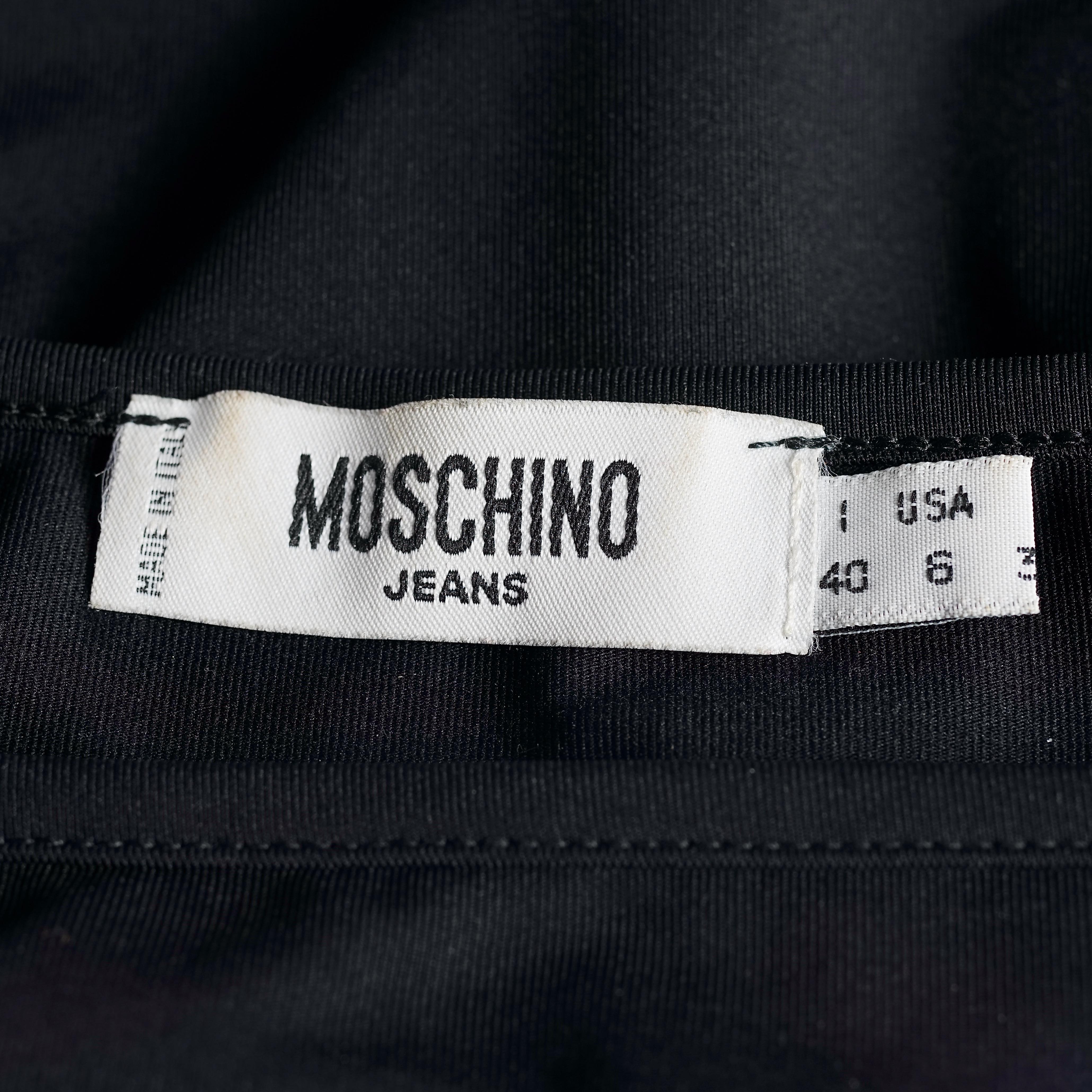 Vintage MOSCHINO Millenium Mood Checklist Maxi Dress For Sale at ...