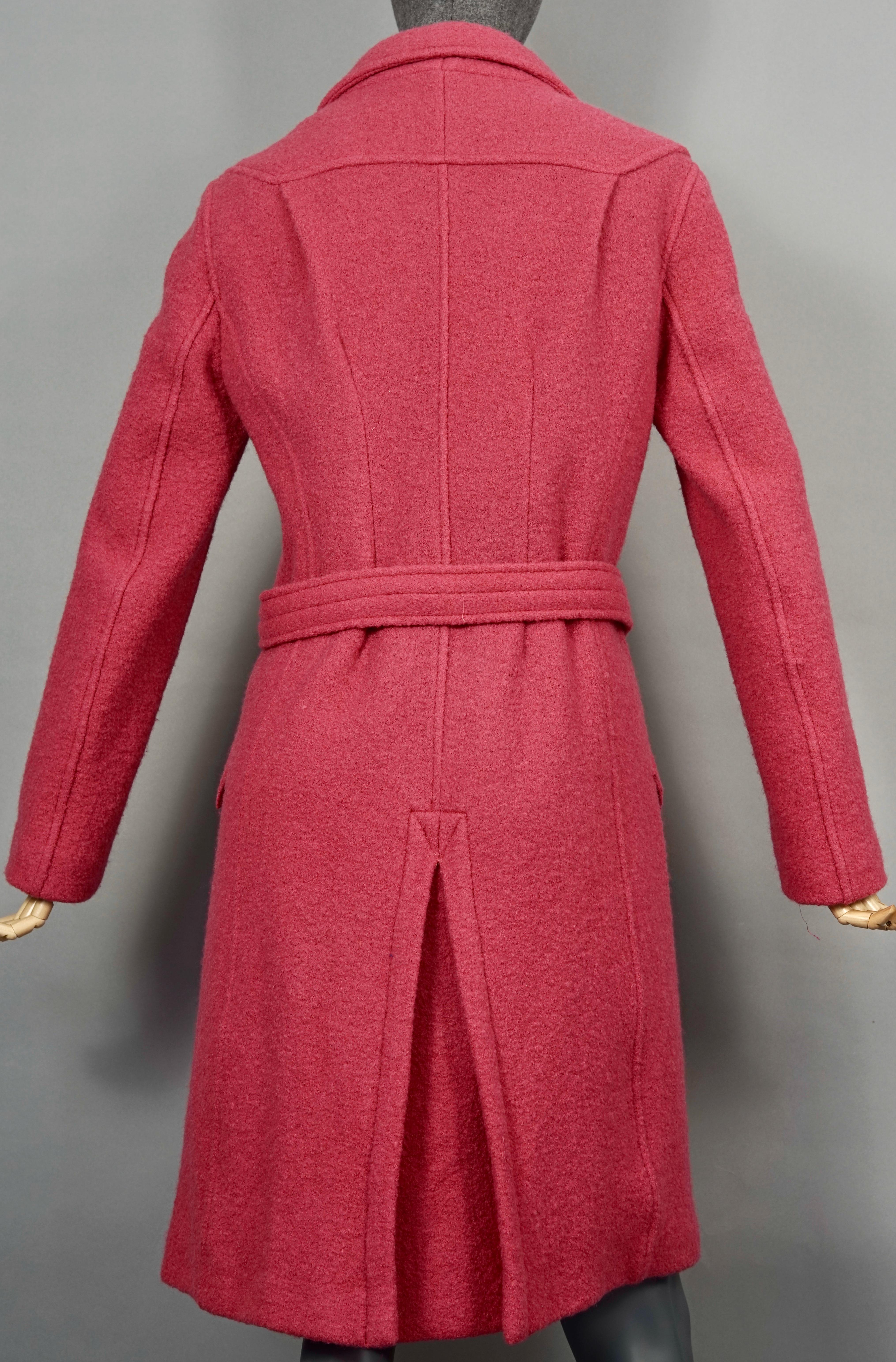moschino pink coat