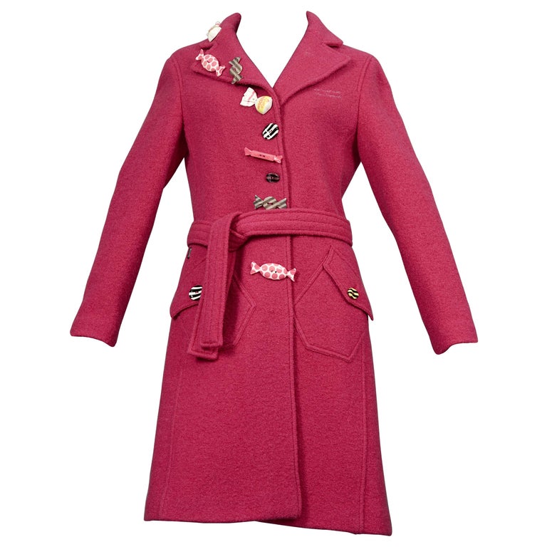 Moschino wool coat best sale