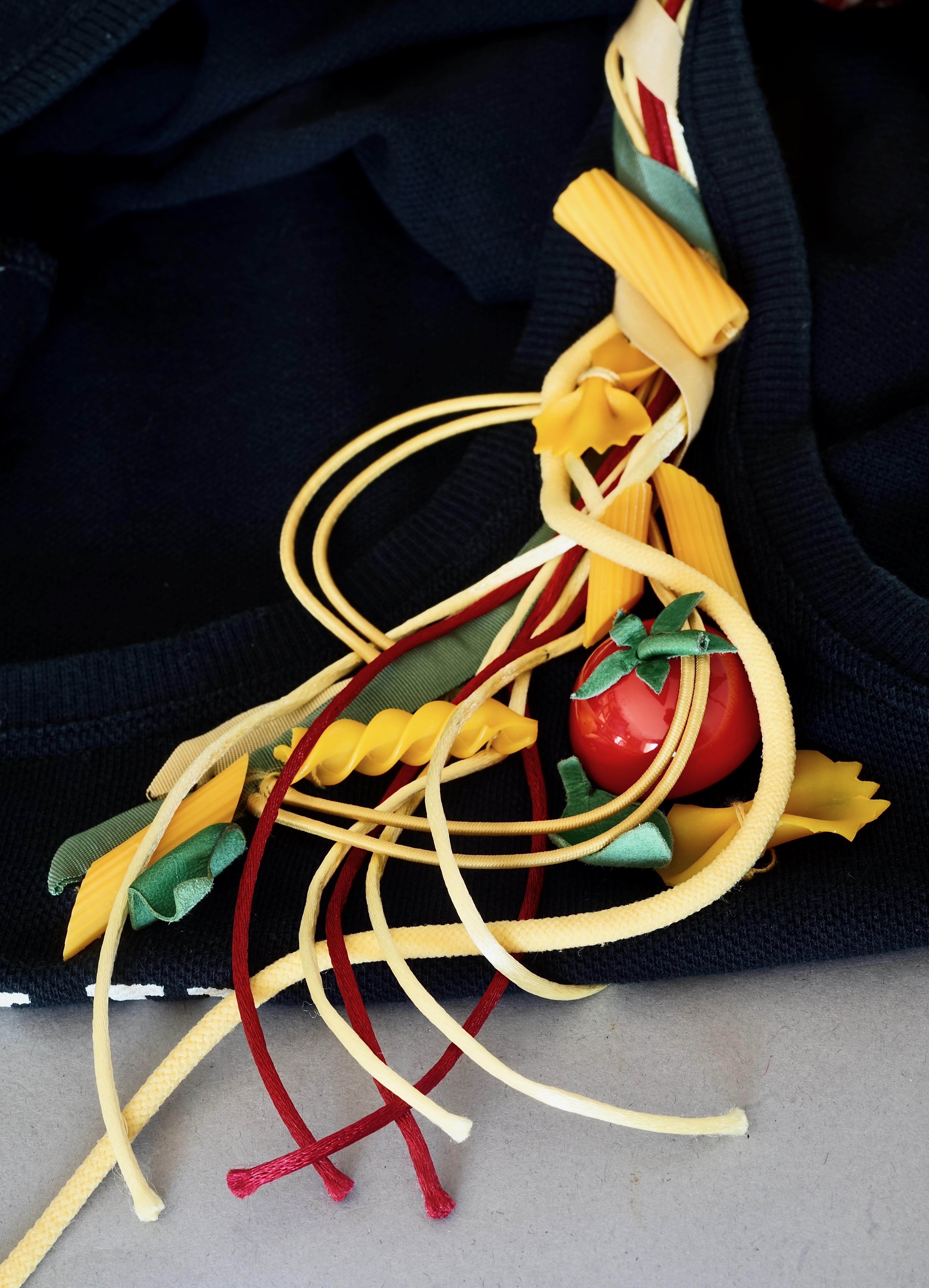 Vintage MOSCHINO Pasta Tomato 