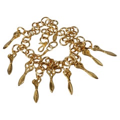 Vintage MOSCHINO Scissor Figural Charm Necklace