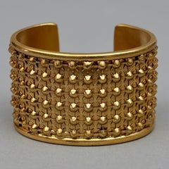 Vintage MOSCHINO Spike Studded Cuff Bracelet