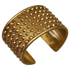 Vintage MOSCHINO Spike Studded Cuff Bracelet