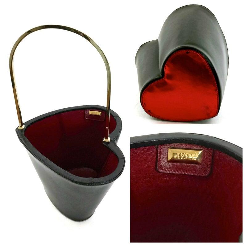 vintage moschino heart bag