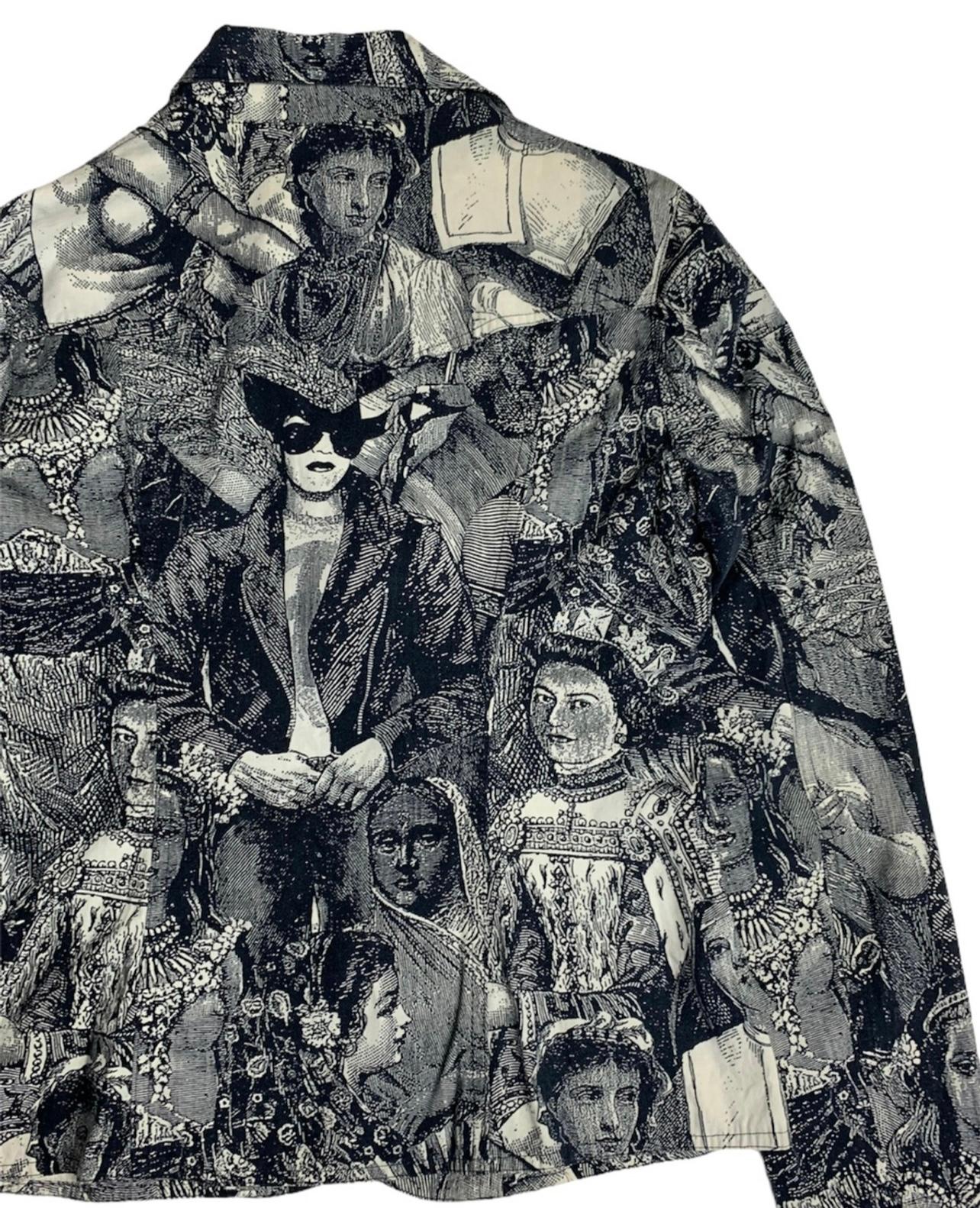 Moschino: Vintage-Blazer „Frau der Geschichte“, Vintage für Damen oder Herren im Angebot
