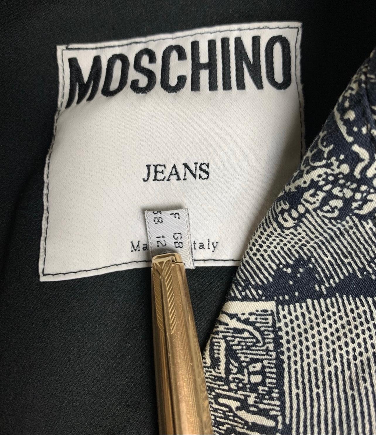 Moschino: Vintage-Blazer „Frau der Geschichte“, Vintage im Angebot 2