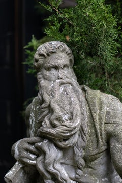 Vintage Moses Garden Statue