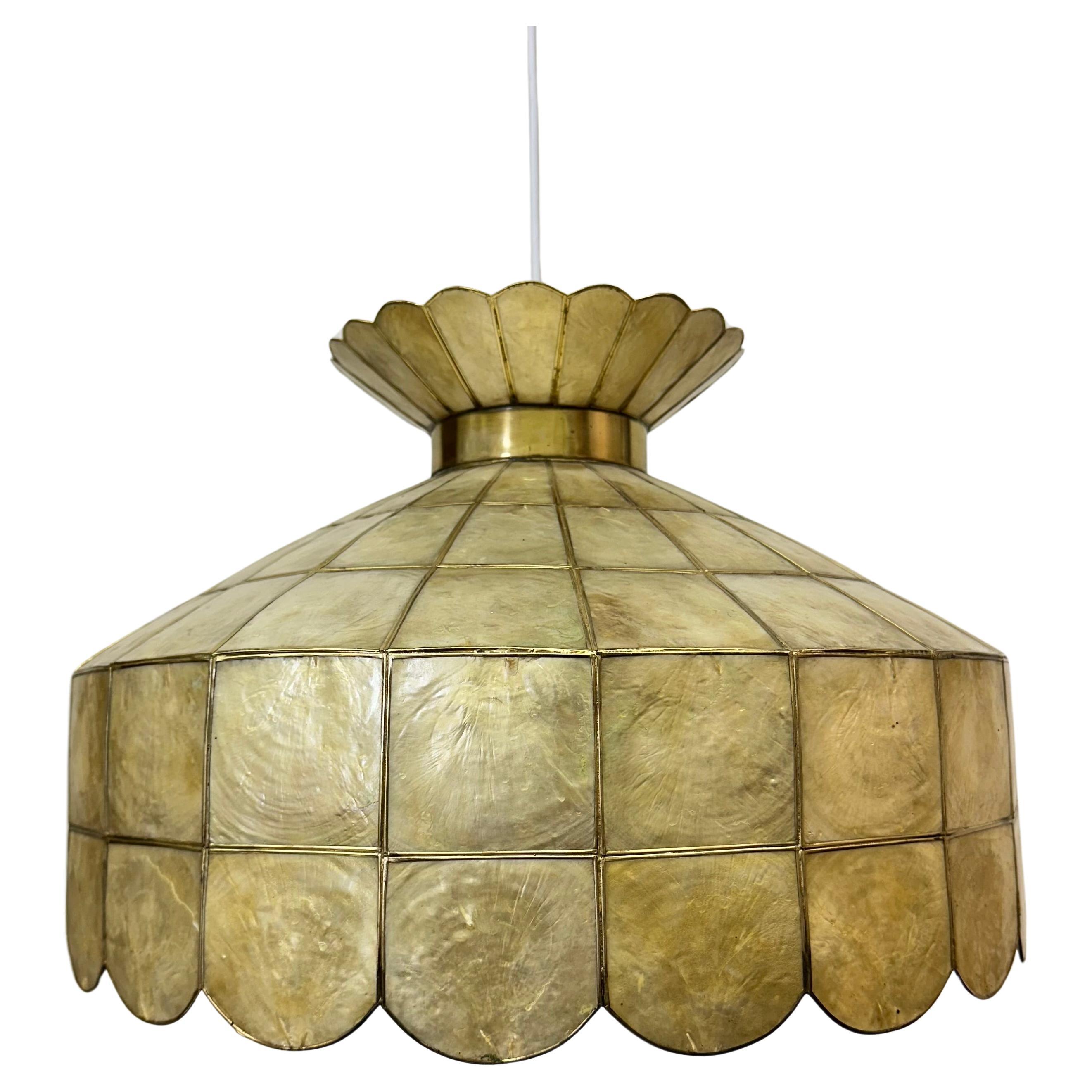Mother of pearl lamp shade vintage cheap