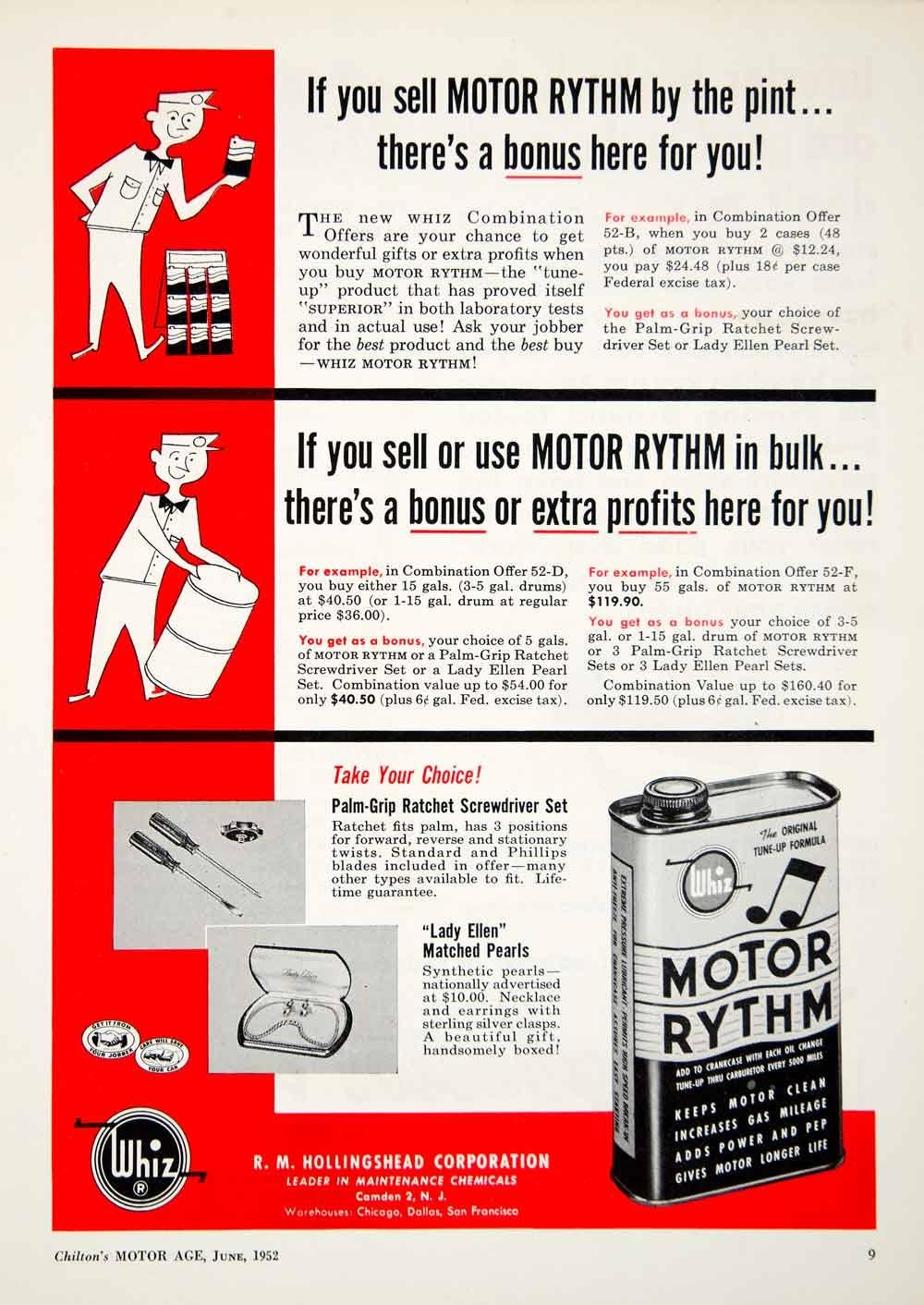 Vintage Motor Rythm Tin Litho Advertising Sign For Sale 1