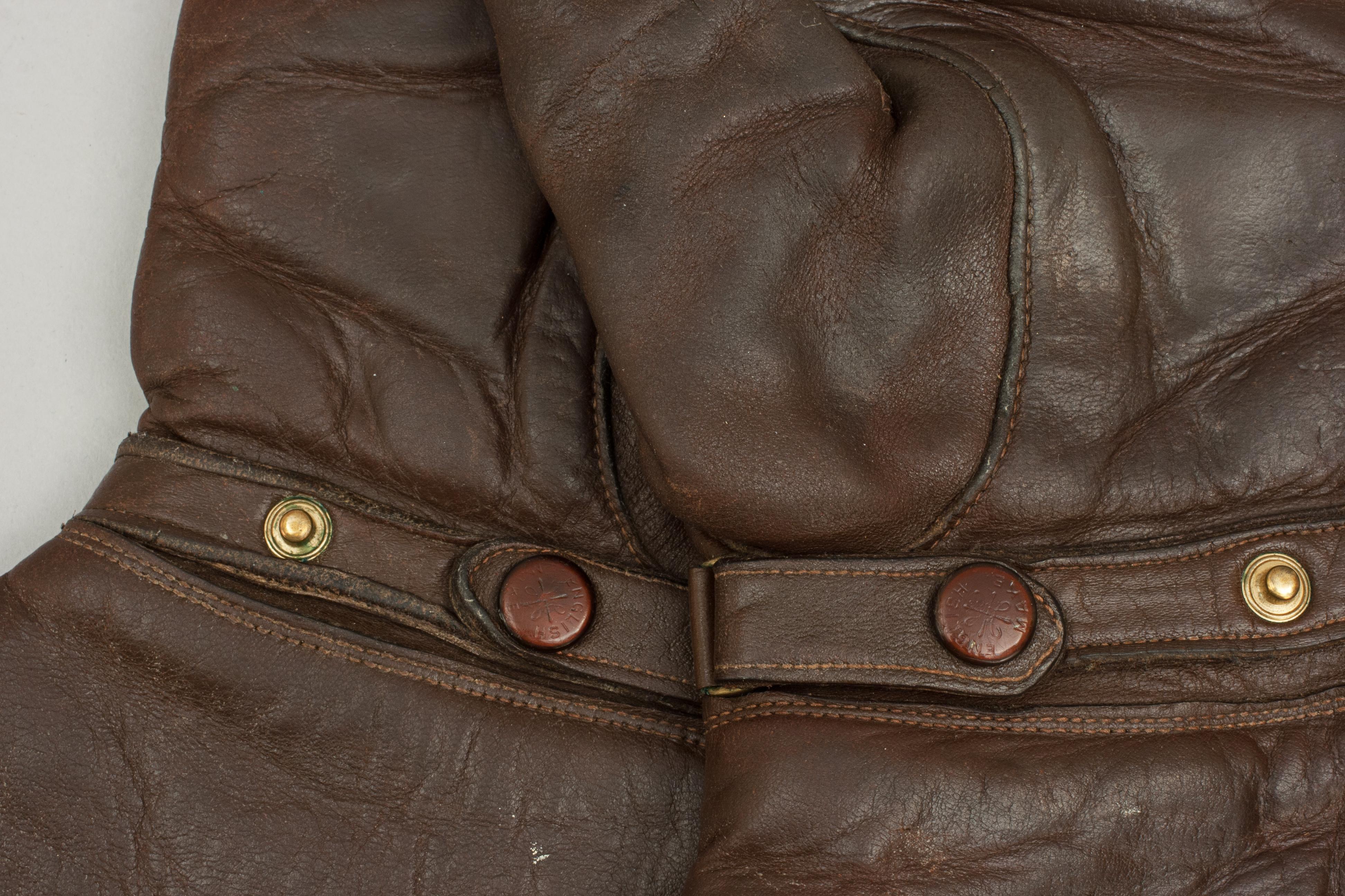 vintage leather motorcycle gloves