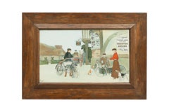 Vintage Motoring Print, Bramptons Chains