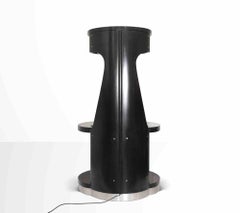 Motorisierte Bar im Vintage-Stil nach Willy Rizzo, Italien, 1970er Jahre